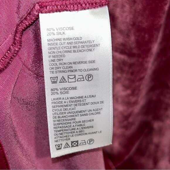 Tommy Bahama Velour Tie Front 3/4 Bell Sleeve Top - Picture 6 of 7